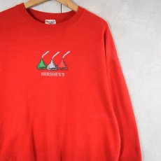 画像1: 2001 HERSHEY'S "KISSES CHOCOLATE" プリントTシャツ L (1)