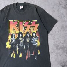 画像1: 1996 KISS USA製 ハードロックバンドTシャツ BLACK L (1)