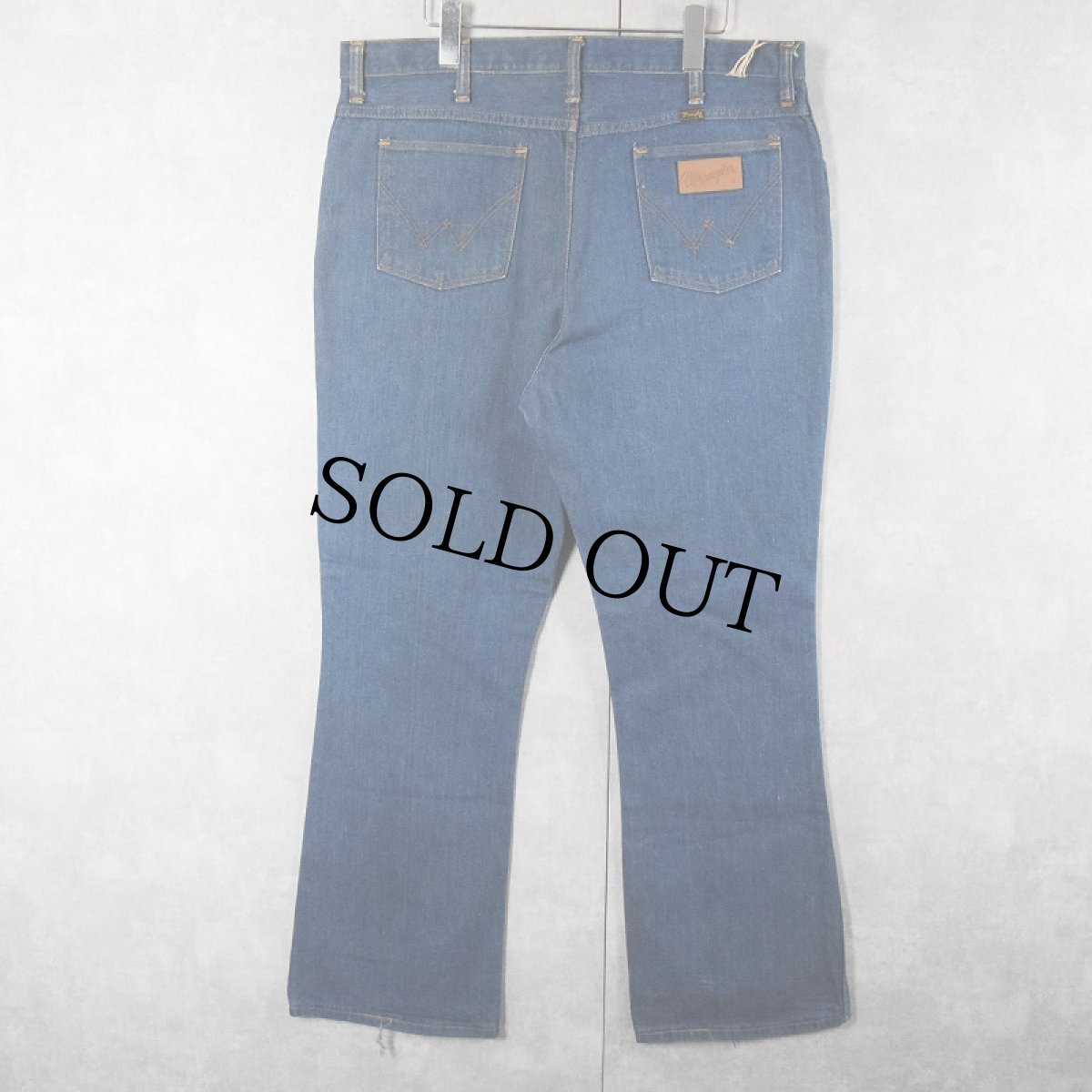 画像2: 70's Wrangler USA製 フレアデニムパンツ W36 (2)