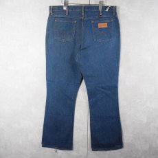 画像2: 70's Wrangler USA製 フレアデニムパンツ W36 (2)