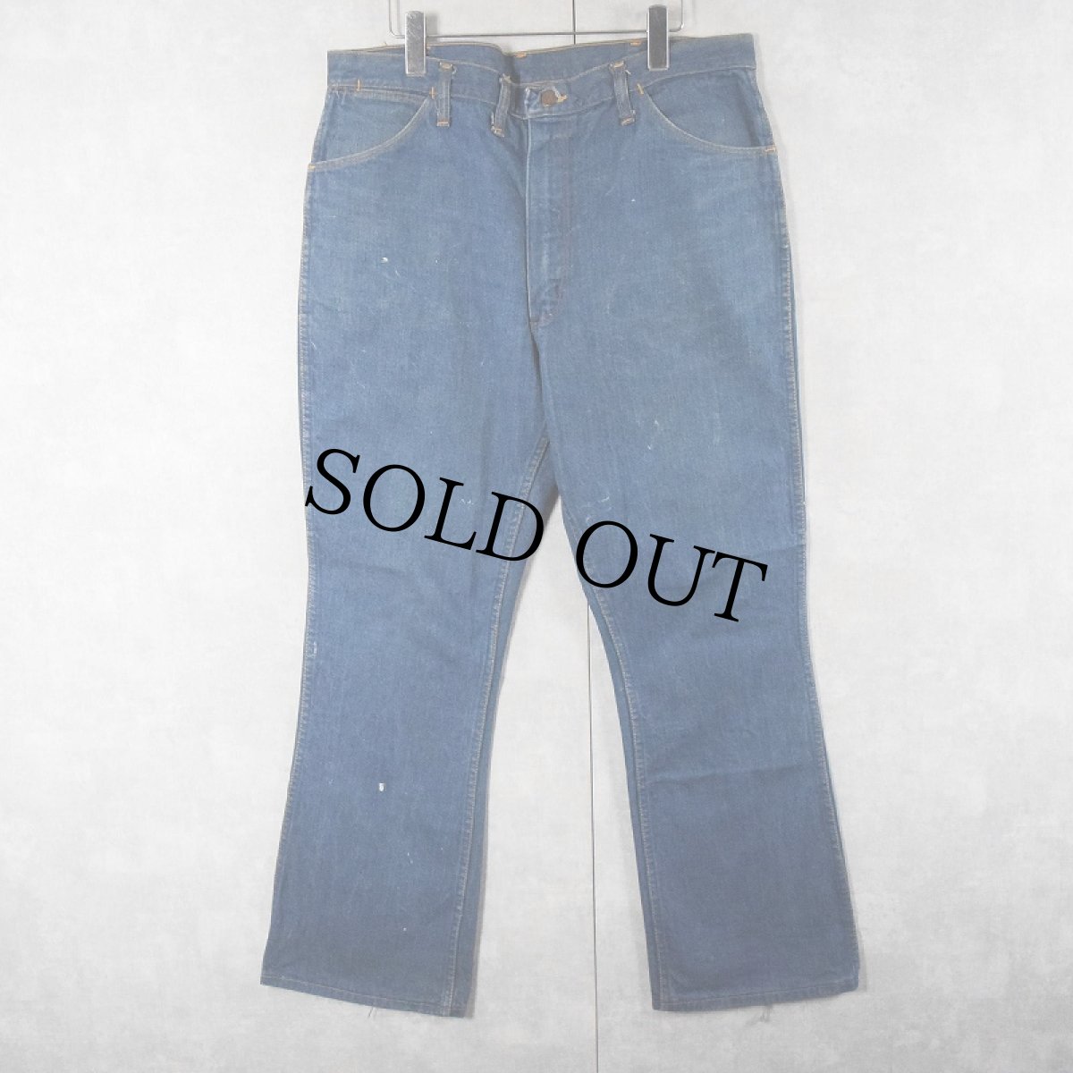 画像1: 70's Wrangler USA製 フレアデニムパンツ W36 (1)