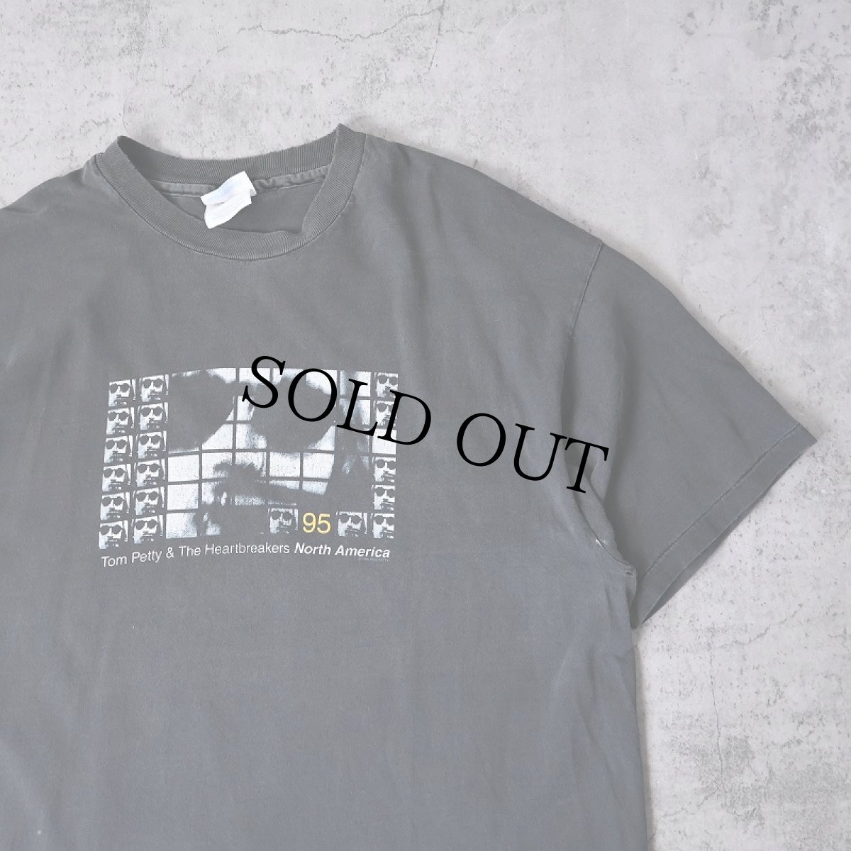 画像1: 1995 Tom Petty & The Heartbreakers USA製 "North America" ロックバンドツアーTシャツ BLACK XL (1)