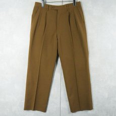 画像1: BALENCIAGA SPORTS 2タック ポリエステルスラックス W31 (1)