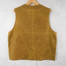 画像2: FILSON USA製 オイルドハンティングベスト SIZE44 (2)