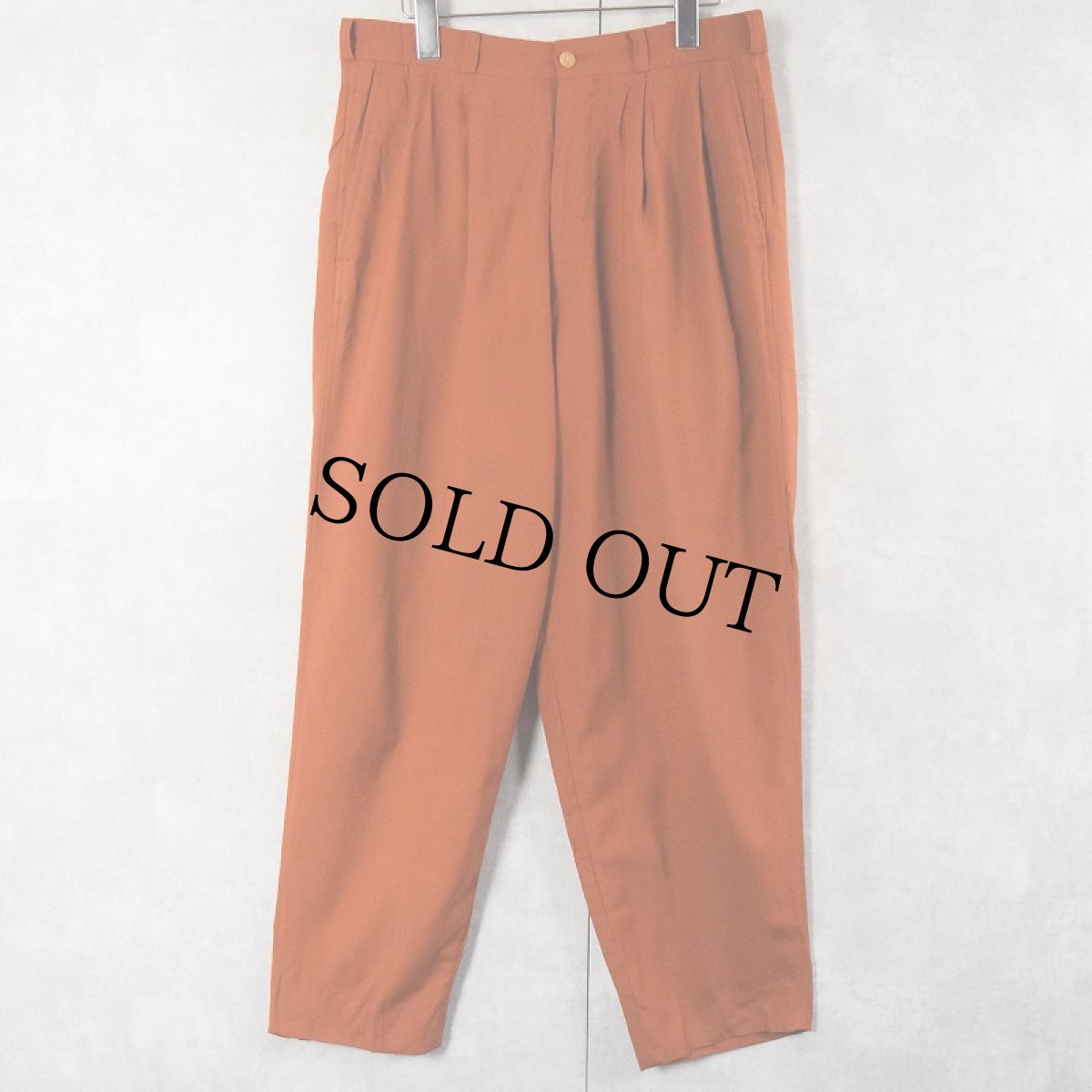 画像2: 90's yohji yamamoto 2タック ウールスラックス W31 (2)