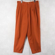 画像2: 90's yohji yamamoto 2タック ウールスラックス W31 (2)