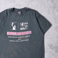 画像1: 1993 SIMON & GARFUNKEL USA製 "THE PARAMOUNT" フォークデュオコンサートTシャツ BLACK XL (1)