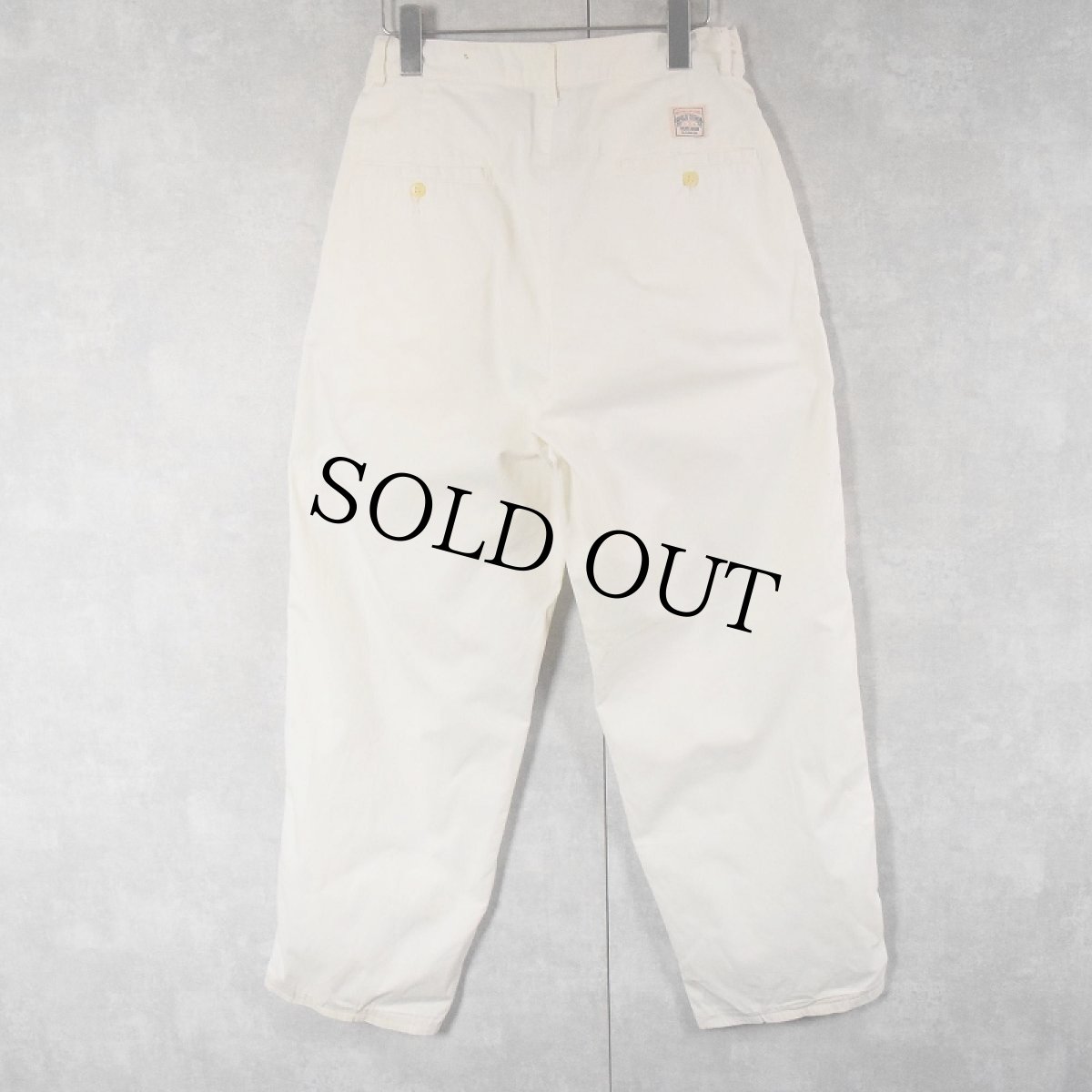 画像2: 90's POLO Ralph Lauren USA製 2タックチノトラウザーズ W29 (2)
