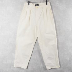 画像1: 90's POLO Ralph Lauren USA製 2タックチノトラウザーズ W29 (1)
