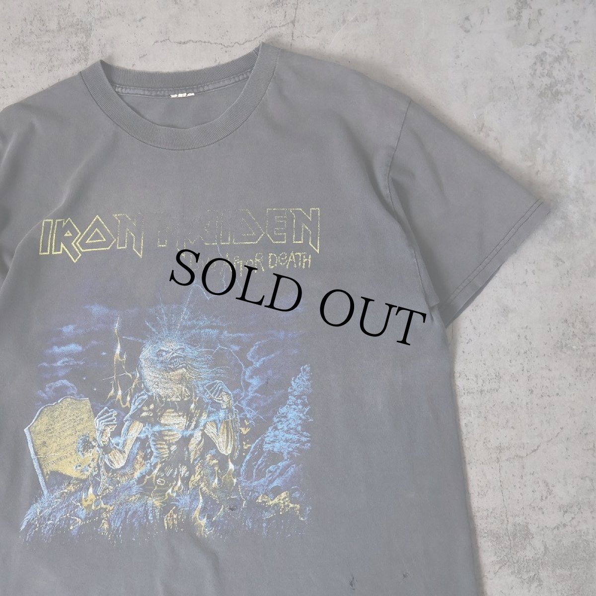画像1: IRON MAIDEN "Live After Death" ヘヴィメタルバンドアルバムTシャツ (1)