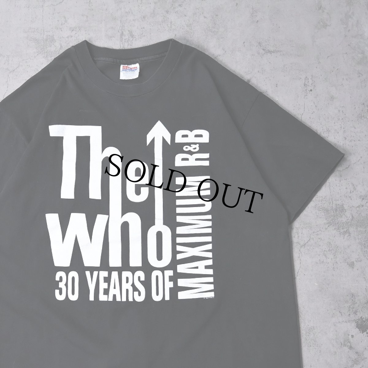 画像1: 1994 THE WHO USA製 "30 YEARS OF MAXIMUM R&B" ロックバンドアルバムTシャツ BLACK XL (1)