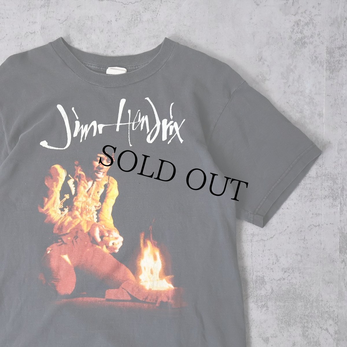 画像1: 90's Jimi Hendrix USA製 "The Ultimate Experience" ミュージシャンアルバムTシャツ L (1)