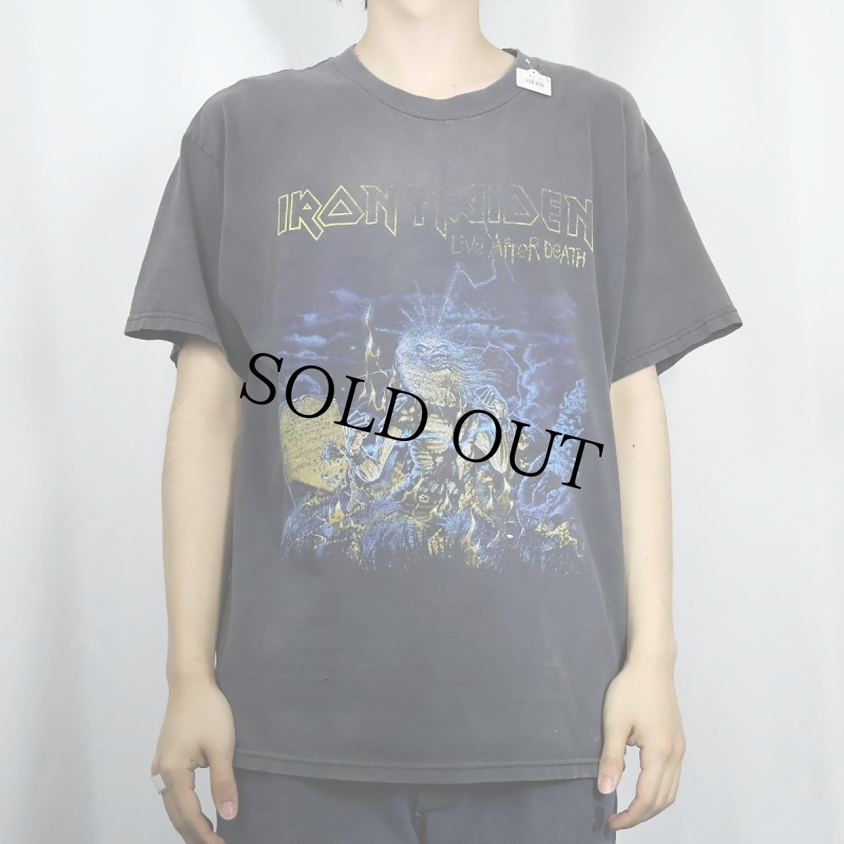 画像2: IRON MAIDEN "Live After Death" ヘヴィメタルバンドアルバムTシャツ (2)