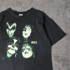 画像1: 90's KISS USA製 ハードロックバンドTシャツ L (1)