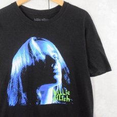 画像1: Billie Eilish ミュージシャンTシャツ BLACK M (1)
