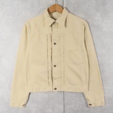 画像1: 〜60's UNKOWN "1st TYPE" コットンピケジャケット (1)