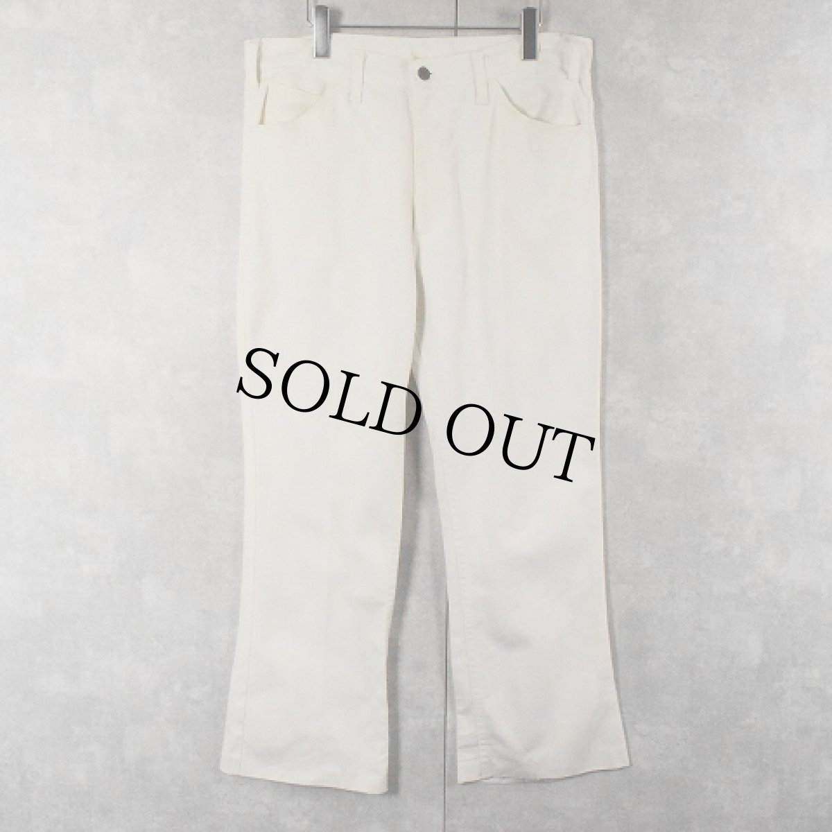 画像1: 60〜70's LEVI'S 646 BIGE "STA-PREST" PANTS W35 (1)