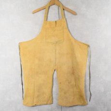 画像1: VINTAGE コットンキャンバスエプロン (1)