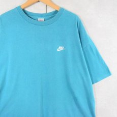 画像1: 90's NIKE 銀タグ USA製 ロゴプリントTシャツ XXL (1)
