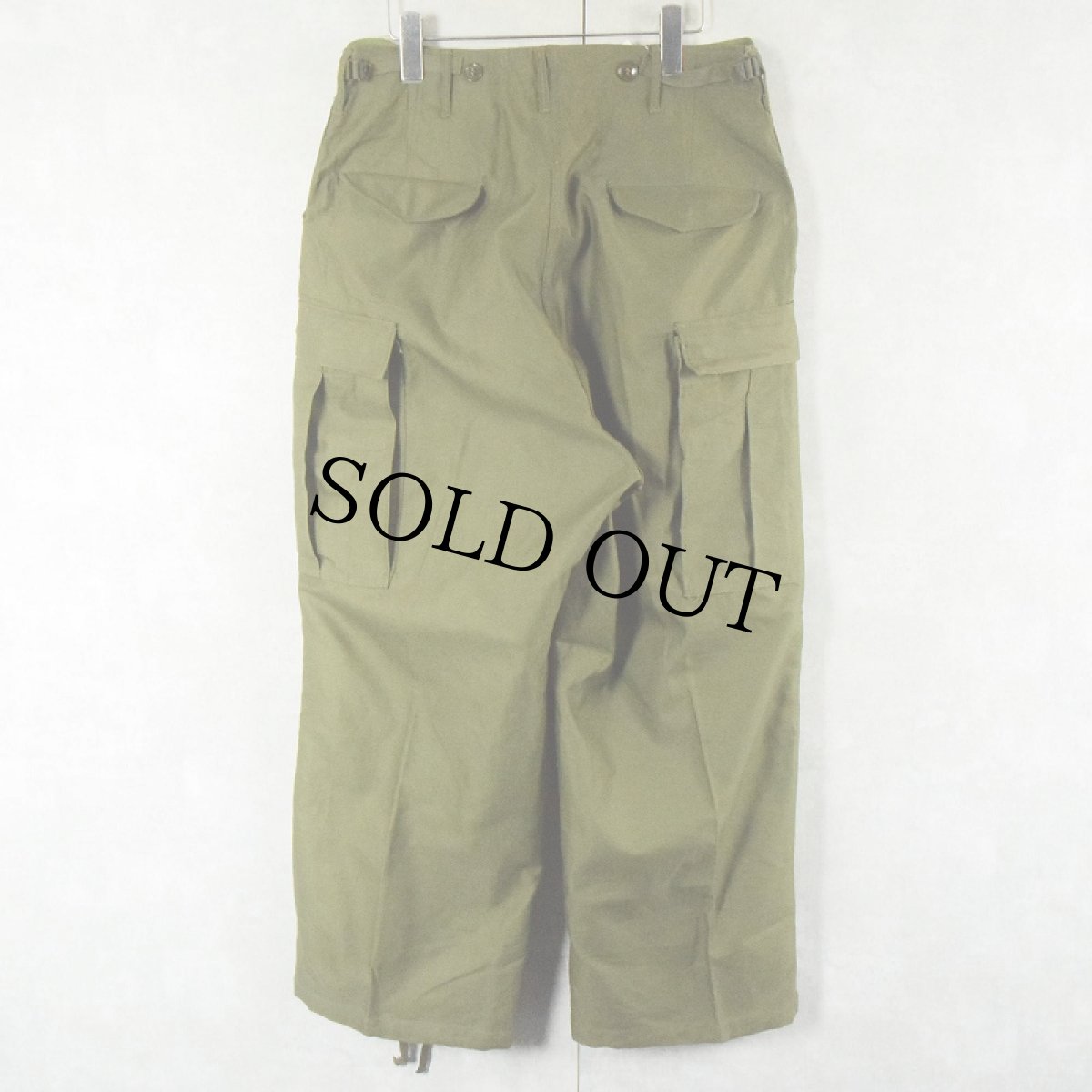 画像2: 50's U.S.ARMY M-51 フィールドパンツ DEADSTOCK SHORT SMALL (2)