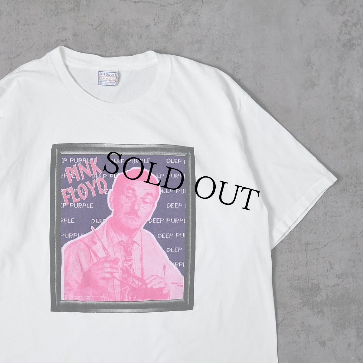 画像1: 2000's PINK FLOYD "DEEP PURPLE" ロックバンド プリントTシャツ XL (1)
