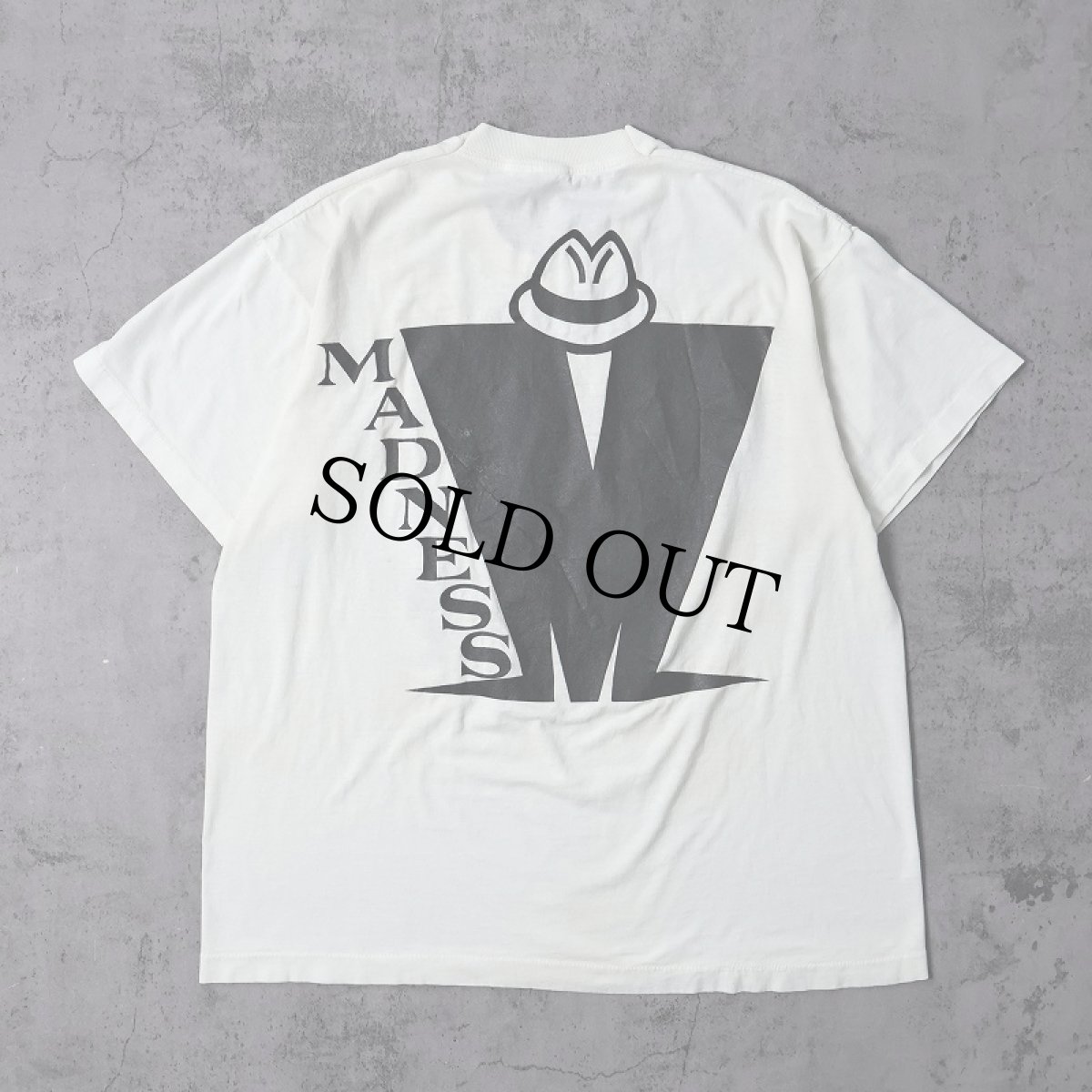 画像2: 80's MADNESS USA製 スカバンド プリントTシャツ XL (2)