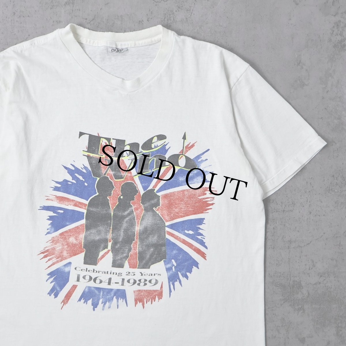 画像1: 80's The Who "25 ANNIVERSARY" ロックバンドツアープリントTシャツ (1)