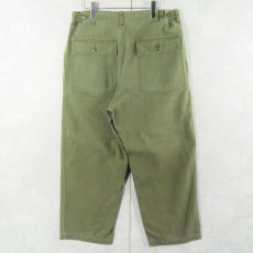 画像2: 60's U.S.ARMY "サイドアジャスタ付き" ベイカーパンツ LARGE (2)