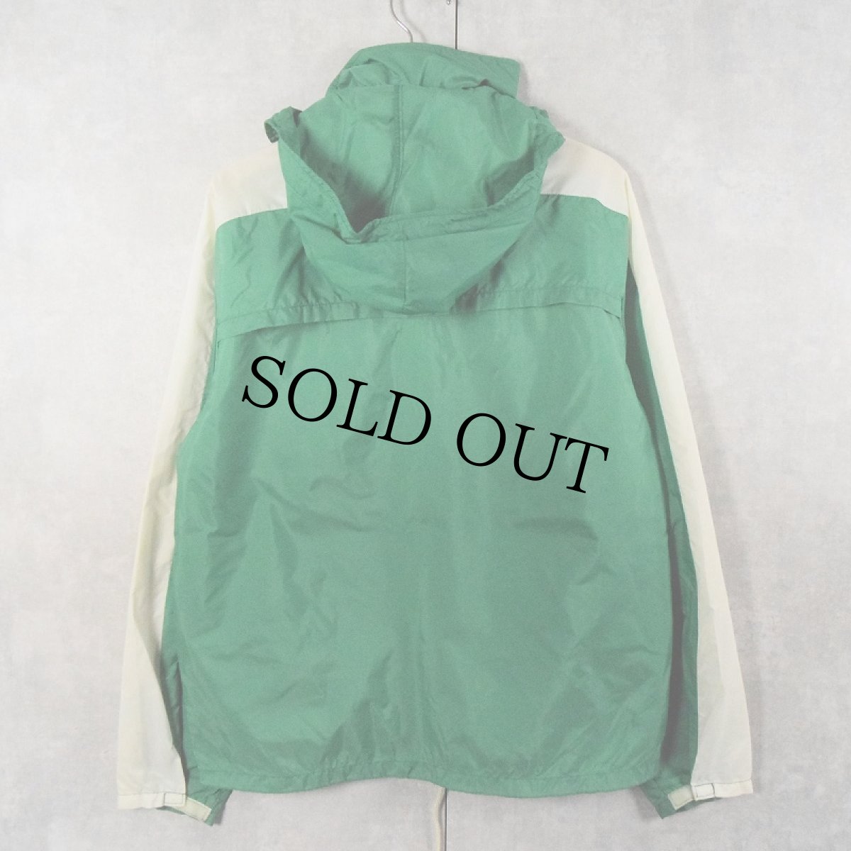 画像2: 80's NIKE 紺タグ ロゴプリント ナイロンジャケット M (2)