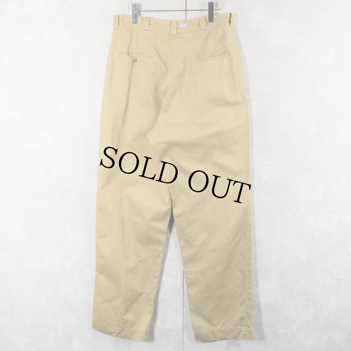 画像2: 60's U.S.ARMY チノトラウザーズ W31 (2)