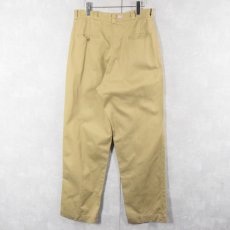 画像2: 60's U.S.ARMY チノトラウザーズ W31 (2)