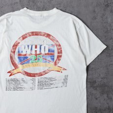 画像2: 80's The Who "25 ANNIVERSARY" ロックバンドツアープリントTシャツ (2)