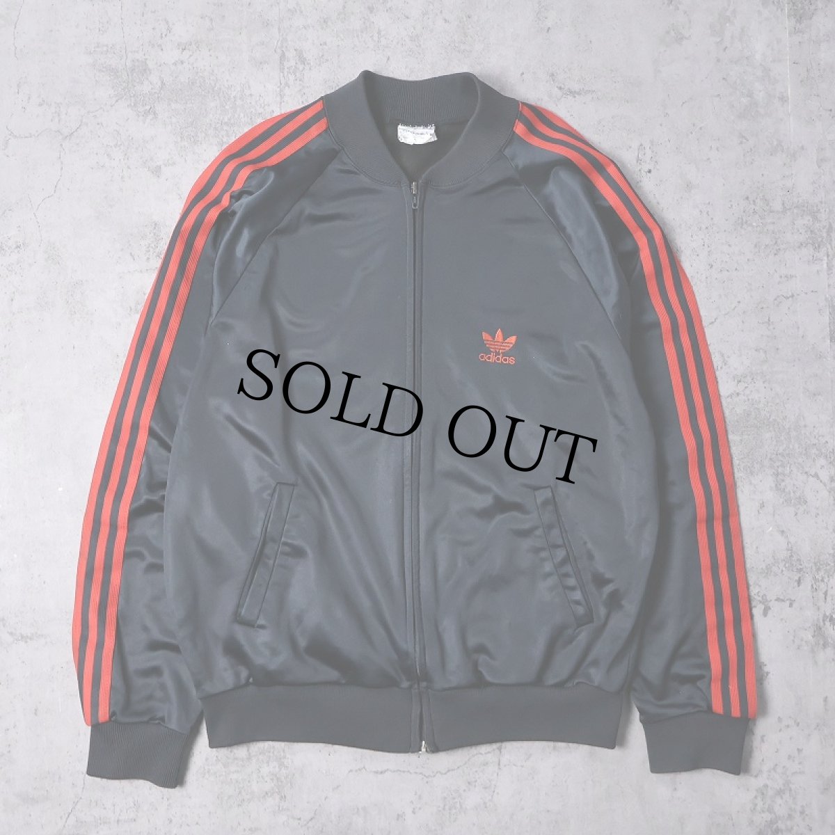 画像1: 80's adidas USA製 トラックジャケット BLACK L (1)