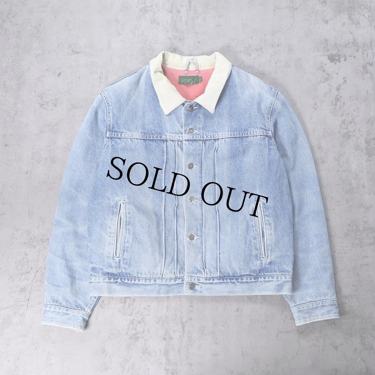 画像1: 90's J.CREW USA製 ライナー付き デニムジャケット L (1)