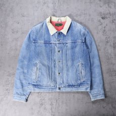 画像1: 90's J.CREW USA製 ライナー付き デニムジャケット L (1)
