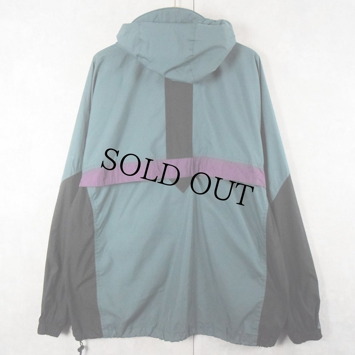 画像2: 90's NIKE ACG ロゴ刺繍 アノラックパーカー L (2)