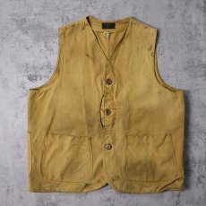 画像1: 50's UTICA DUXBAK CORP ハーフムーン ハンティングベスト size42 (1)