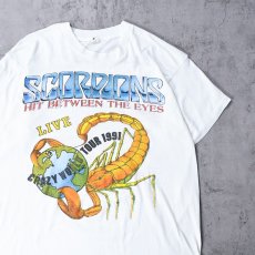 画像1: 90's SCORPIONS USA製 "CRAZY WORLD TOUR" ヘヴィメタルバンドツアーTシャツ XL (1)