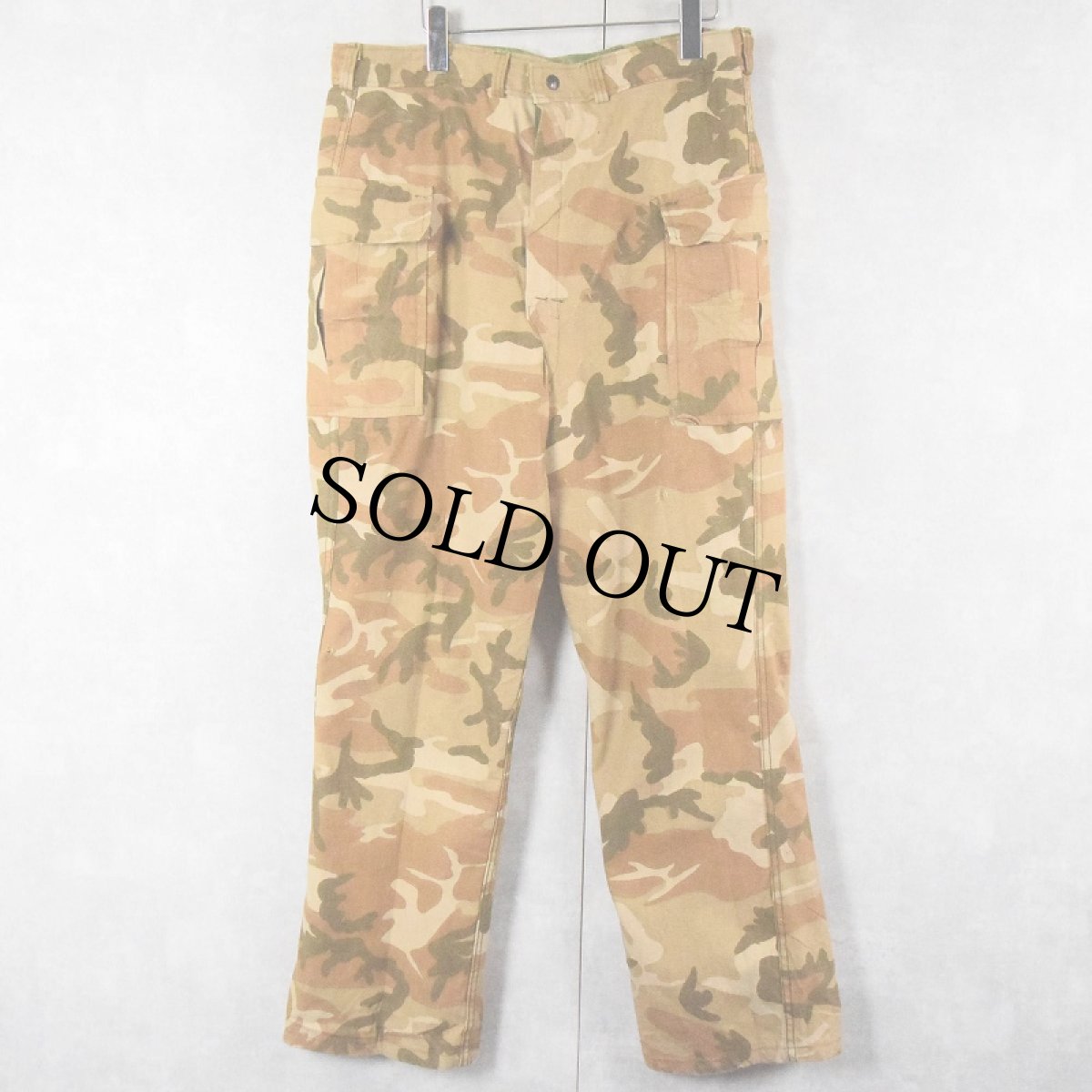 画像2: 80's RANGER カモ柄 リバーシブルコットンパンツ W29-35 (2)