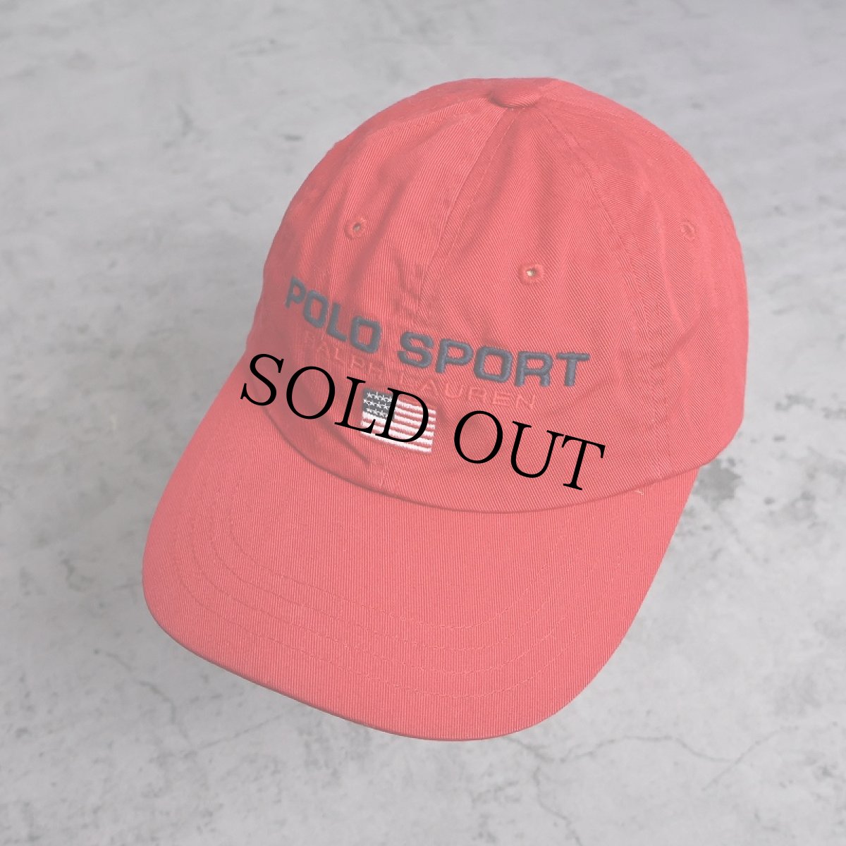 画像1: POLO SPORT Ralph Lauren ロゴ刺繍 コットンキャップ (1)