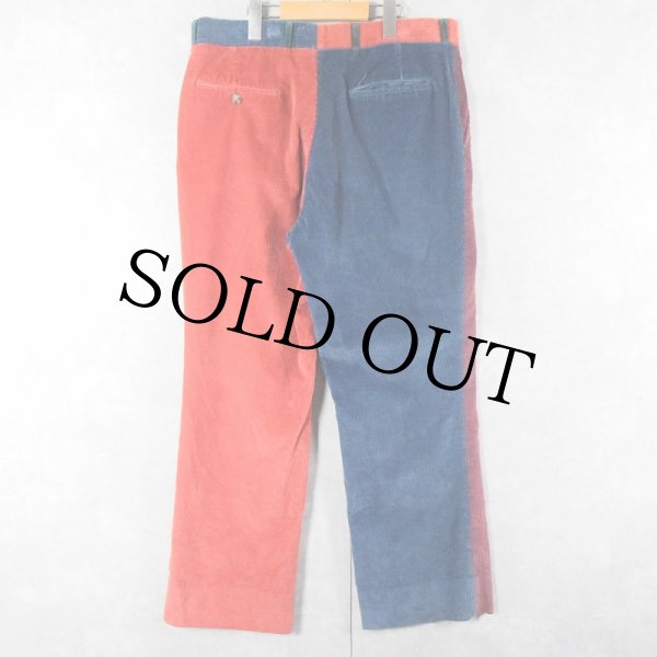 ヴィンテージ 古着 70's クレイジーパターン コーデュロイパンツ 70s 70年代 切り替え │ヴィテージ古着屋Feeet 通販 名古屋 大須