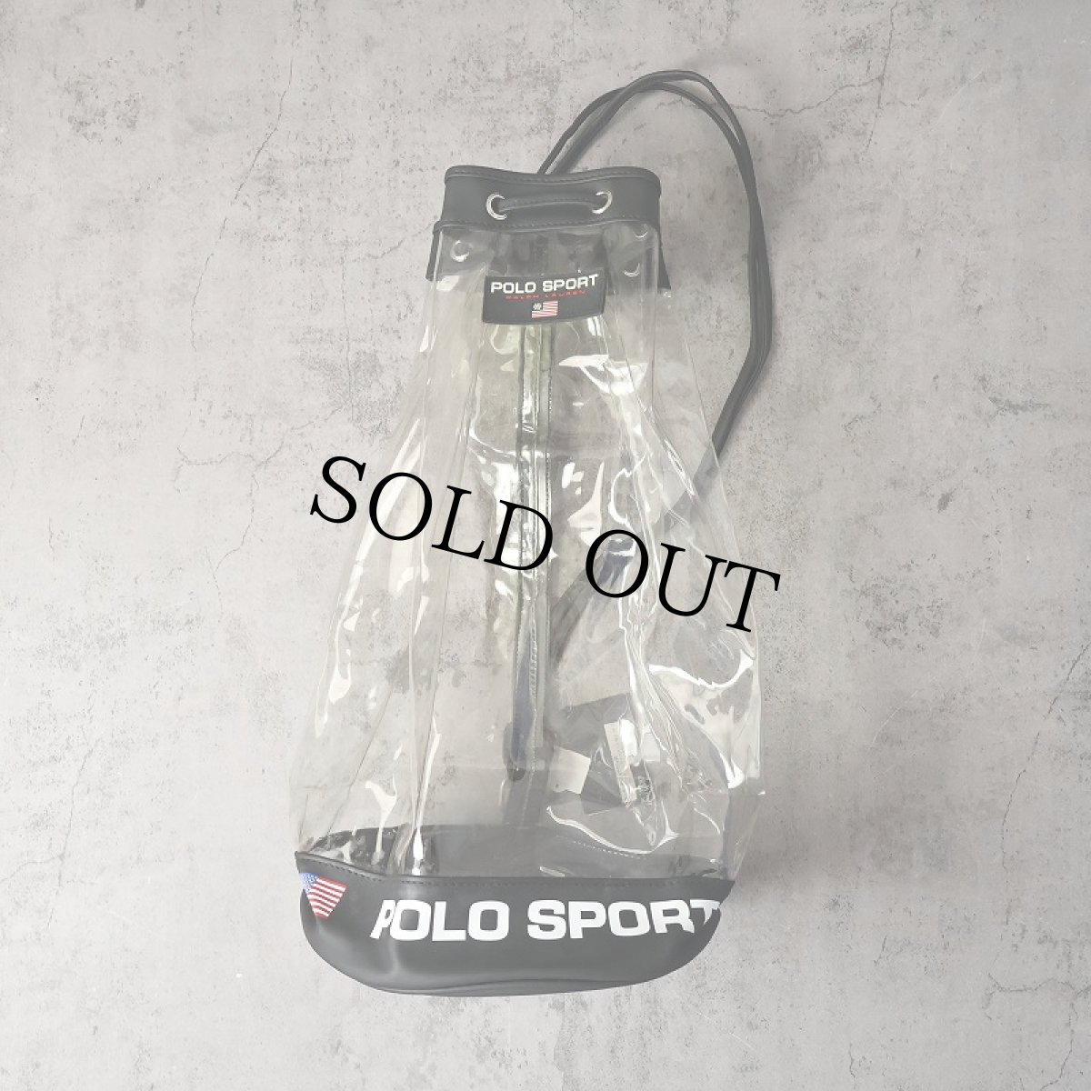 画像1: POLO SPORT Ralph Lauren PVC クリアバッグ (1)