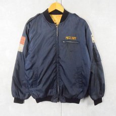 画像2: 70's "KOREA" スーベニアジャケット NAVY (2)