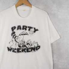 画像1: 90's Dr.Seuss CANADA製 "PARTY WEEKEND" キャラクタープリントTシャツ XL (1)