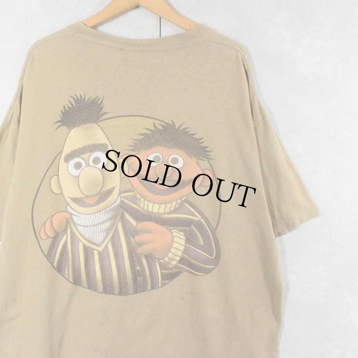 画像1: 90's USA製 BERT&ERNIE "Calvin Klein" パロディプリントTシャツ XL (1)