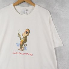 画像1: Curious George "Another Child Stan Gone Bad" キャラクタープリントTシャツ XL (1)