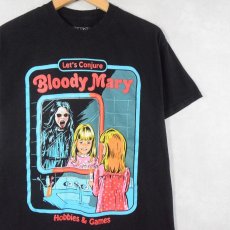 画像1: CREEPY CO. "Bloody Mary" イラストプリントTシャツ BLACK (1)
