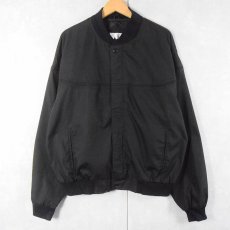 画像1: 90's Windbreaker ダービージャケット BLACK XXL (1)