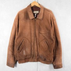 画像1: 90's BANANA REPUBLIC レザージャケット SIZE42 (1)