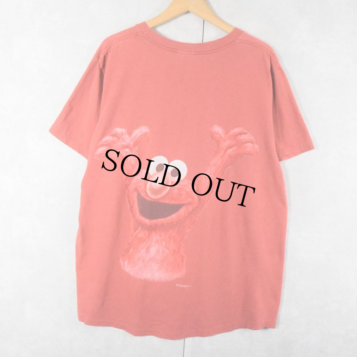 画像1: 90's USA製 ELMO "Calvin Klein" パロディプリントTシャツ L (1)